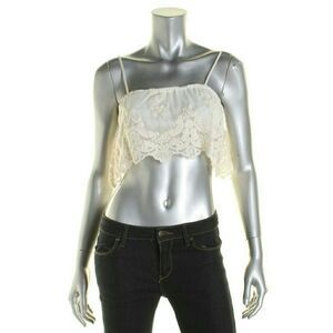 NWT ivory crop top